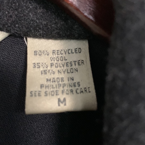 Eddie bauer lightweight wool jacket size medium colour charcoal - Picture 8 of 12